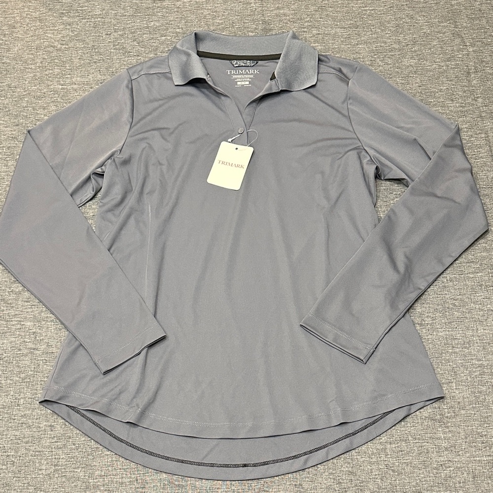TRIMARK Long Sleeve Polo